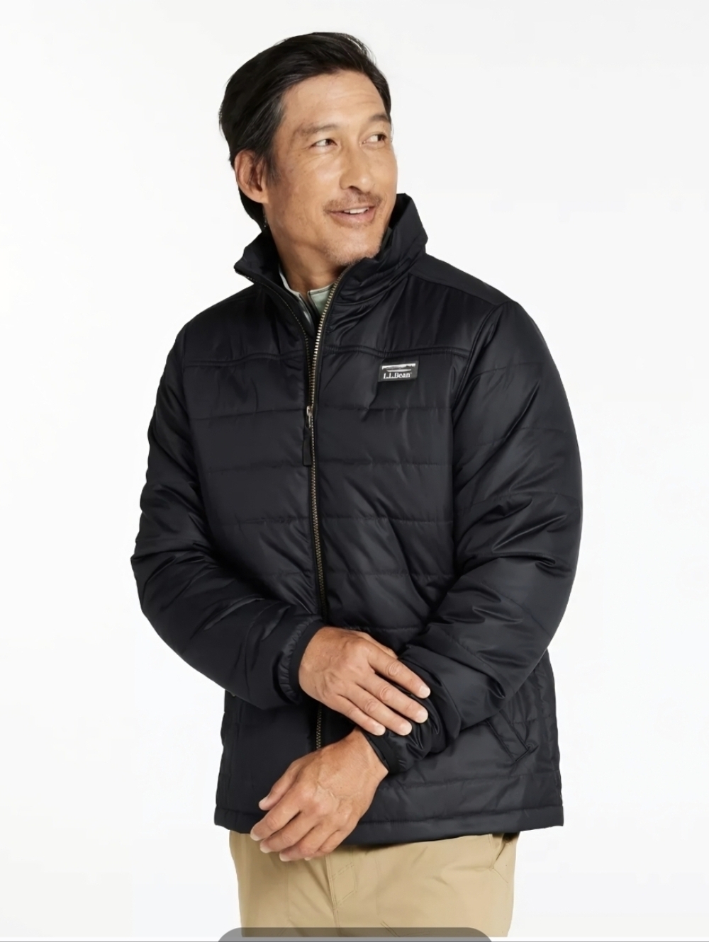 LL Bean Men's Mountain Classic Puffer Jacket Black Size 2XL Tall